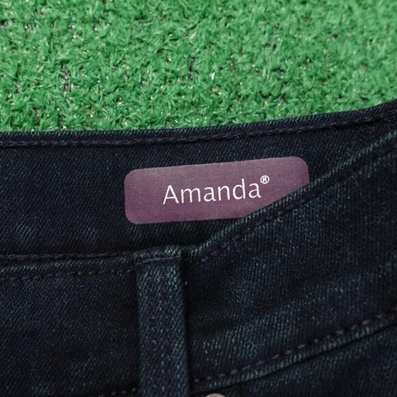 Gloria Vanderbilt Amanda Jeans Womens 8 Long Supreme Stretch Tapered Leg Denim - Picture 12 of 14